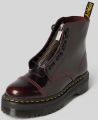 Dr. Martens Leren laarsjes met ritssluiting model 'Sinclair' - Bordeaux