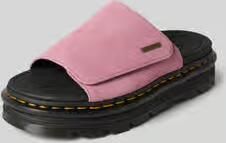 Dr. Martens Sandaaltje van leer met klittenbandsluiting model 'ZebZag Slide'