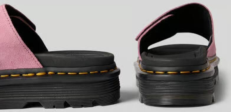 Dr. Martens Sandaaltje van leer met klittenbandsluiting model 'ZebZag Slide' - Foto 2