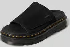 Dr. Martens Sandaaltje van leer met klittenbandsluiting model 'ZebZag Slide'