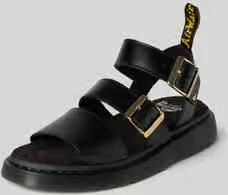 Dr. Martens Strap sandalen van leer met doornsluiting model 'Gryphon'