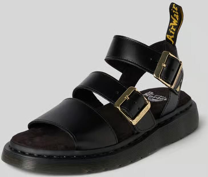 Dr. Martens Strap sandalen van leer met doornsluiting model 'Gryphon'