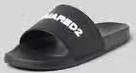 Dsquared2 Slippers met labeldetail