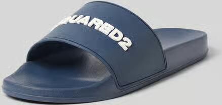 Dsquared2 Slippers met labeldetail