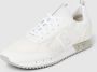 Emporio Ar i EA7 Witte Zilveren Mesh Sneaker Unisex Hardloopschoenen White - Thumbnail 5