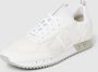 Emporio Armani EA7 Witte Zilveren Mesh Sneaker Unisex Hardloopschoenen White Heren - Thumbnail 5