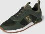 Emporio Armani EA7 Textiel en PU-leren sneakers Ea7 Green Heren - Thumbnail 1
