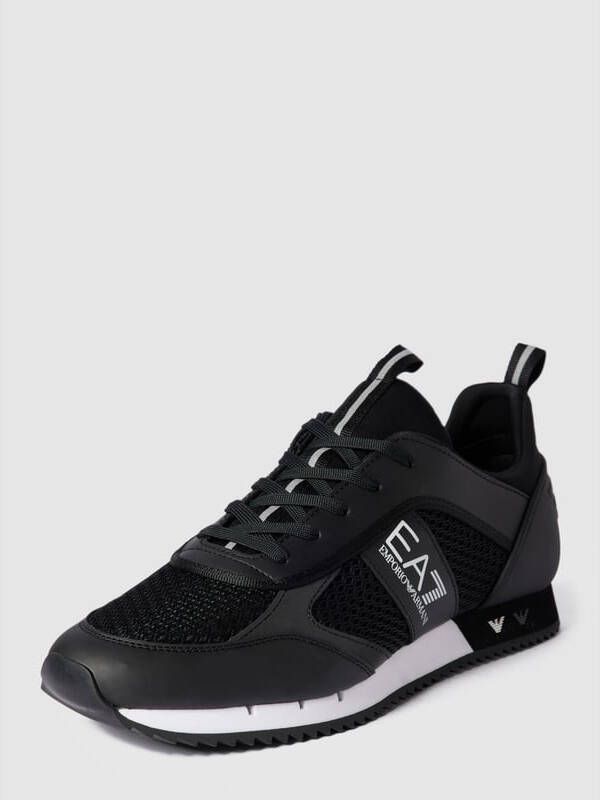 EA7 Emporio Armani Sneakers met labeldetails