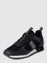 Emporio Armani EA7 Logo Sneakers met Treklipje en Merk Binnenzool Zwart Heren - Thumbnail 5