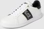 Emporio Armani EA7 Eenoudige en eelzijdige leren sneakers White Heren - Thumbnail 2
