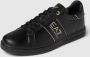 Emporio Armani EA7 Zwarte Sneakers Ronde Neus Vetersluiting Black Heren - Thumbnail 2
