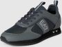 Emporio Armani EA7 Sneakers training ecosuede mesh Us22Ea20 X8X027 Zwart Heren - Thumbnail 2