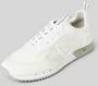 Emporio Ar i EA7 Witte Zilveren Mesh Sneaker Unisex Hardloopschoenen White - Thumbnail 5