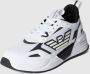 Emporio Armani EA7 Witte casual sneakers voor heren met felle kleuren en iconisch logo Wit Heren - Thumbnail 3