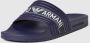 Emporio Armani Stijlvolle strand sliders voor heren Multicolor Heren - Thumbnail 2