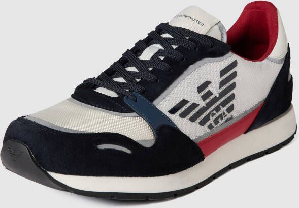 Emporio Armani Stijlvolle X4X537Xm678Blubianco Herensneakers Blue Heren - Foto 6