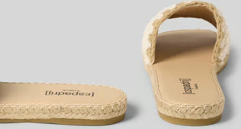 Espadrij Sandaaltjes met platte rubberzool model 'PLAGE CROCHET' - Foto 2