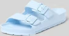 Espadrij slippers met reliëflogo model 'AMI POOL'