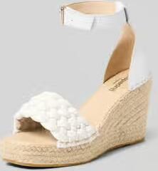 Espadrij Wedges in vlechtlook met doornsluiting model 'SAINT TROPEZ'