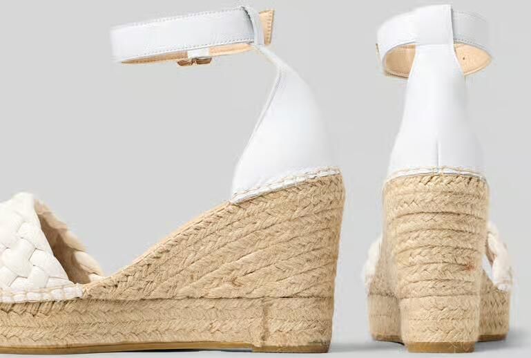 Espadrij Wedges in vlechtlook met doornsluiting model 'SAINT TROPEZ' - Foto 2