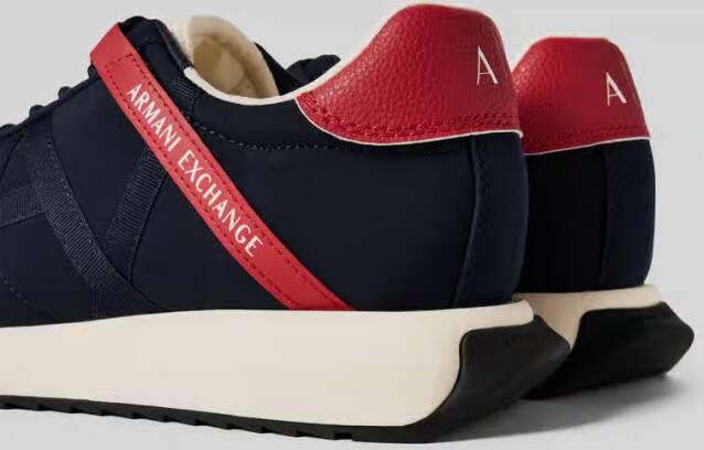 Armani Exchange Sneakers met labeldetail