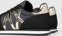 Armani Exchange Zwarte Sneakers Merklogo Rubberen Zool Black Dames - Thumbnail 10