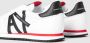 Armani Exchange Heren Sneakers Micro Suede White Heren - Thumbnail 14
