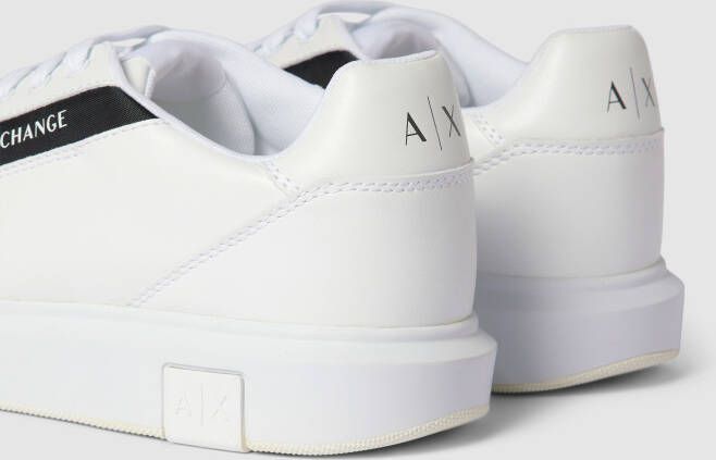 Armani Exchange Sneakers met labeldetails