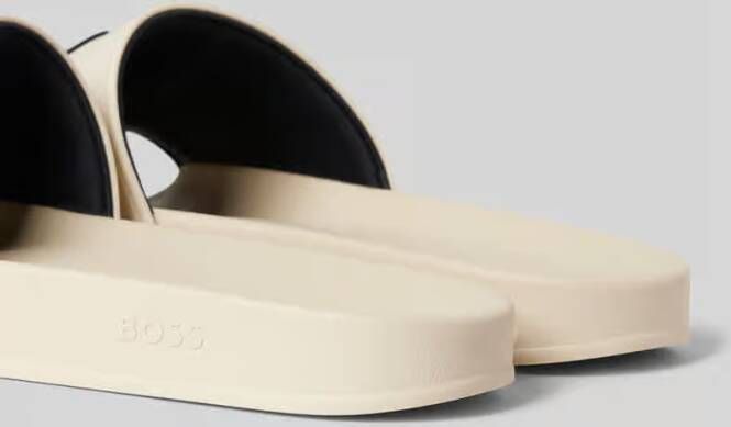 Boss Slippers met labelprint model 'Kirk'