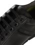 Hugo Boss Saturn Lowp Lage sneakers Leren Sneaker Heren Zwart - Thumbnail 9