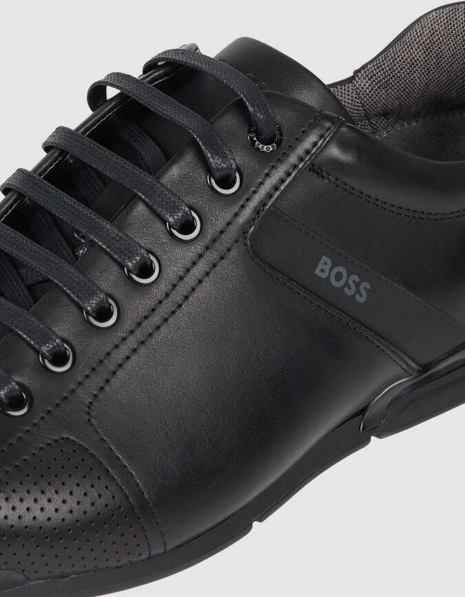 Boss Sneaker van leer model 'Saturn'