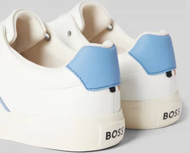 Boss Sneakers met contrastgarnering model 'Aiden'