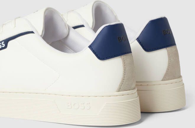 Boss Sneakers met contrastgarnering model 'Rhys'