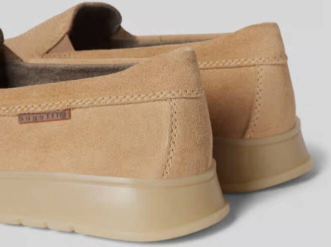 BUGATTI MAN Leren loafers met labeldetail model 'Fiero'