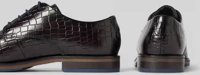 Bugatti Veterschoenen met labeldetail