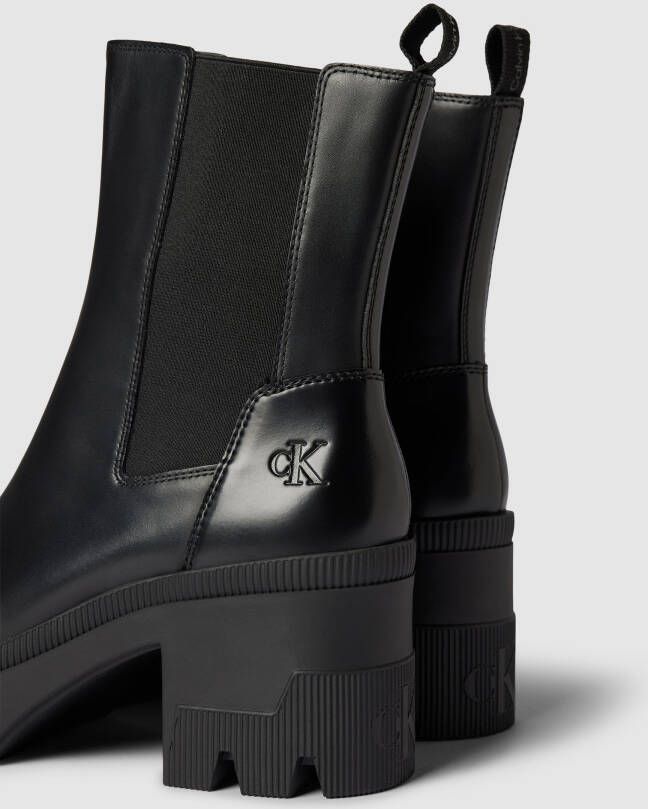 Calvin Klein Jeans Chelsea boots met blokhak model 'CHUNKY HEELED'