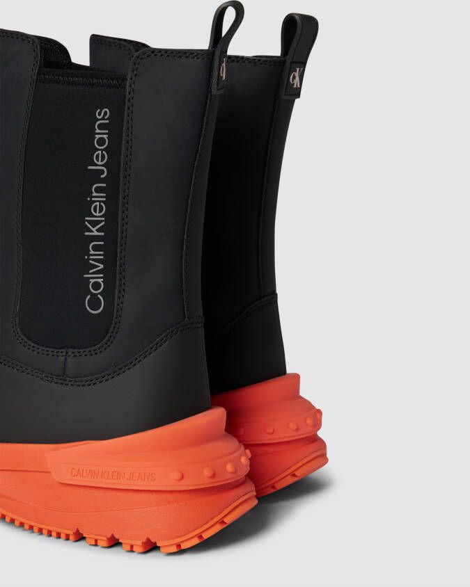 Calvin Klein Jeans Chelsea boots met labeldetails model 'CHUNKY RUNNER'