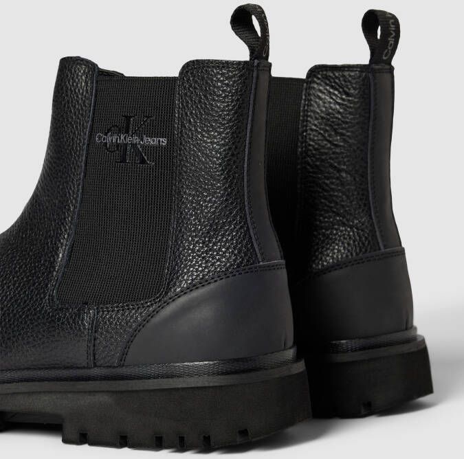 Calvin Klein Jeans Chelsea boots met logo- en labelopschrift model 'EVA'