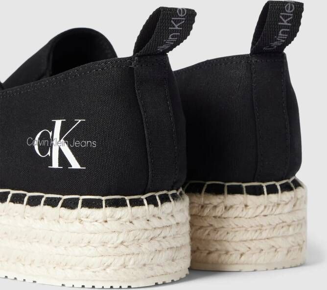 Calvin Klein Jeans Espadrilles met labelprint