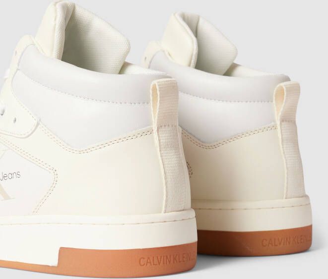 Calvin Klein Jeans High top sneakers met labelprint model 'BASKET'