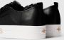 Calvin Klein Jeans Zwarte Casual Leren Dames Sneakers Black Dames - Thumbnail 11