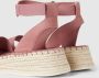 Calvin Klein Roze Sandalen Minimalistisch Ontwerp Pink Dames - Thumbnail 4