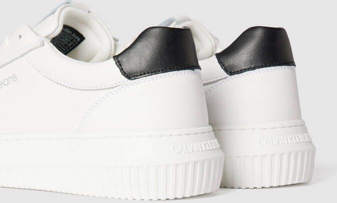Calvin Klein Jeans Sneakers met label in reliëf