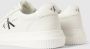 Calvin Klein Chunky Cupsole Lac Up Dames Lage sneakers Leren Sneaker Dames Wit - Thumbnail 9