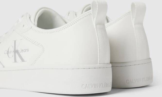 Calvin Klein Jeans Sneakers van leer met labeldetail