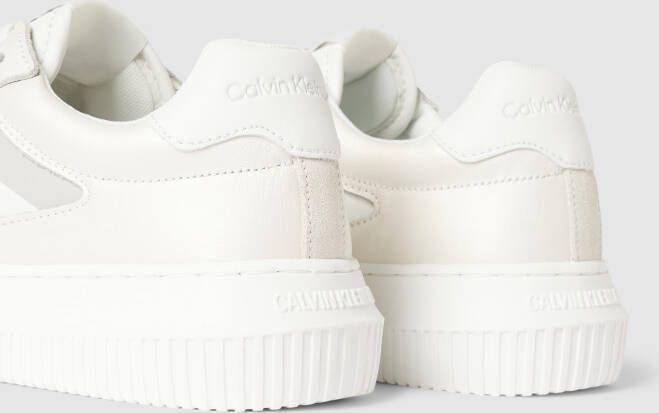 Calvin Klein Jeans Sneakers van leer met labeldetails model 'CHUNKY'