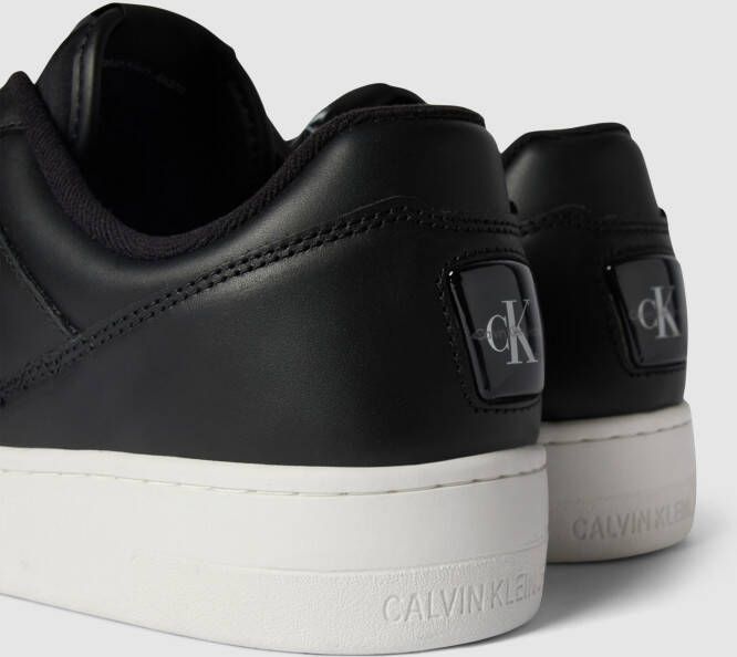 Calvin Klein Jeans Sneakers van leer met labelprint