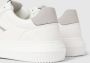 Calvin Klein Jeans Chunky Leren Sneakers met Rubberen Zool White Heren - Thumbnail 7