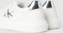 Calvin Klein Witte Polyester Sneaker met Contrasterende Details White Dames - Thumbnail 14