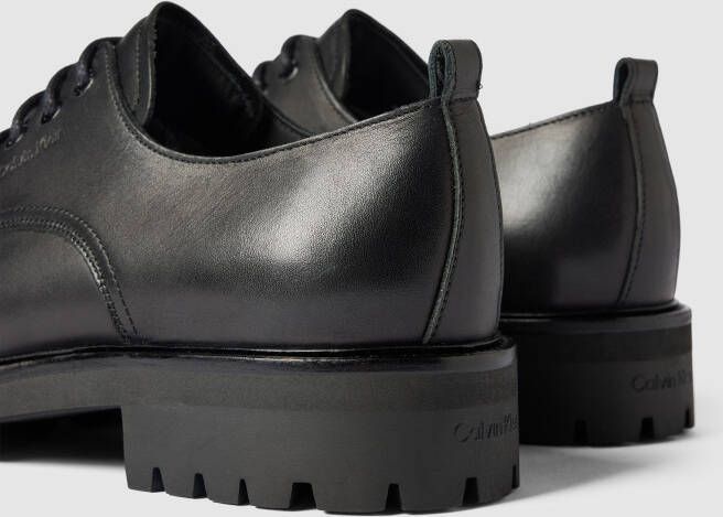 CK Calvin Klein Boots van leer met labeldetails model 'DERBY'